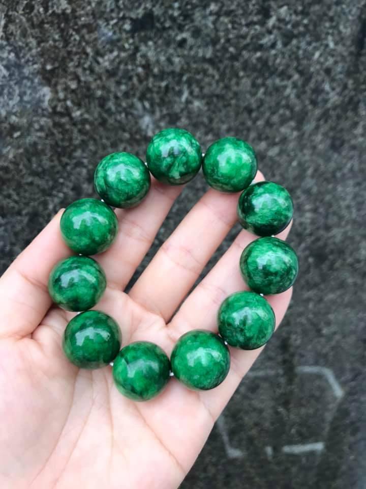 VÒNG TAY NGỌC SƠN THỦY 20LY