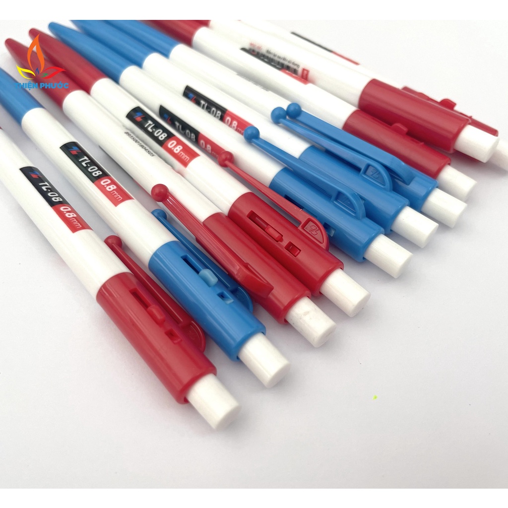 Bút bi xanh Thiên Long TL08 [Hộp 20 cây] THIỆN PHƯỚC