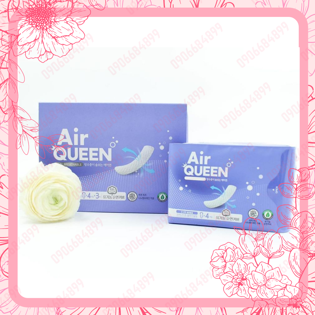 Băng Vệ Sinh Siêu Mỏng Air Queen 🌸 Nhập khẩu Hàn Quốc 🌸