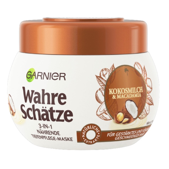 Dầu gội, kem ủ tóc Garnier Wahre Schatze - Hàng Đức