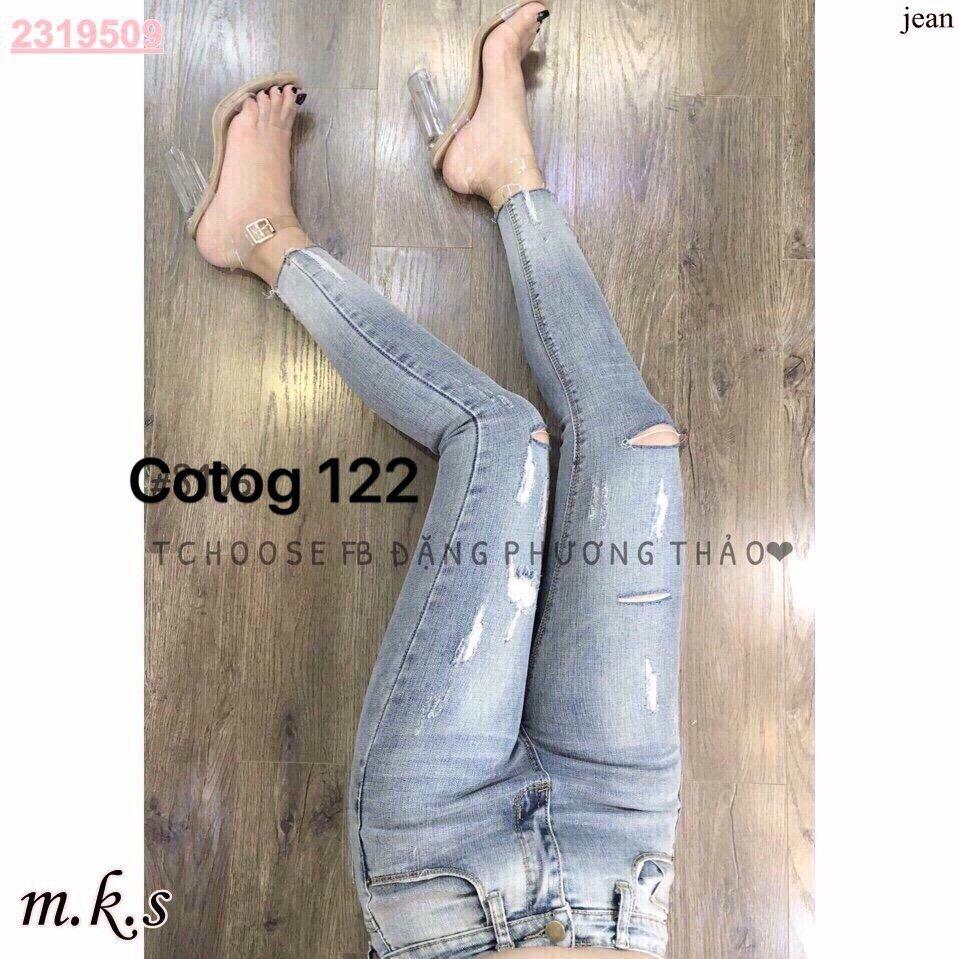 Quần jean nữ 9 tấc co giãn dáng Đẹp BẢOTRANG 247