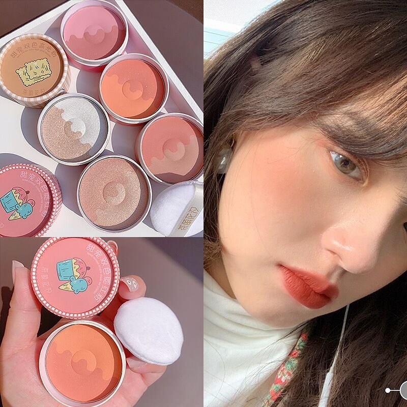 Phấn má + highlight Donut siêu cưngggg
