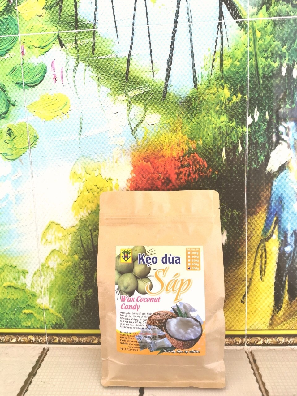 Kẹo dừa sáp bến tre