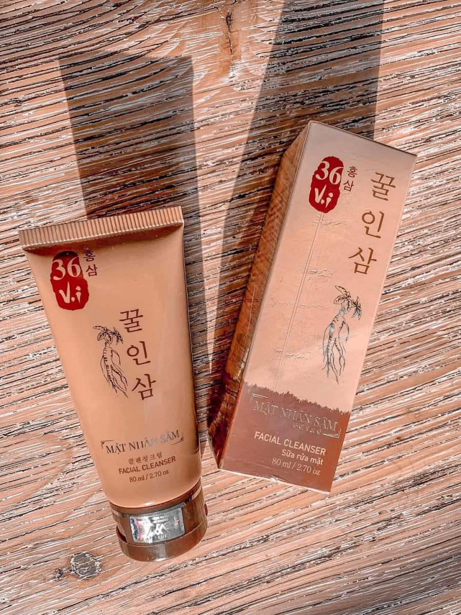 Sữa rửa mặt mật nhân sâm 36.vị