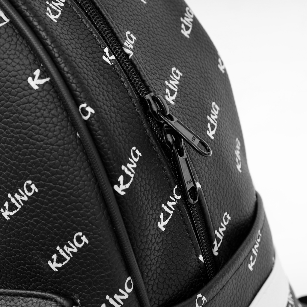 [FREESHIP MAX] Balo Da Backpack Unisex Chống Nước Balo Backpack King 2-Màu Đen