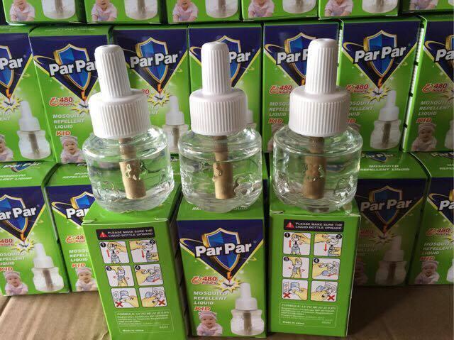 Combo 10 Lọ Tinh Dầu Đuổi Muỗi Cao Cấp Parpar Tác Dụng 480 Giờ