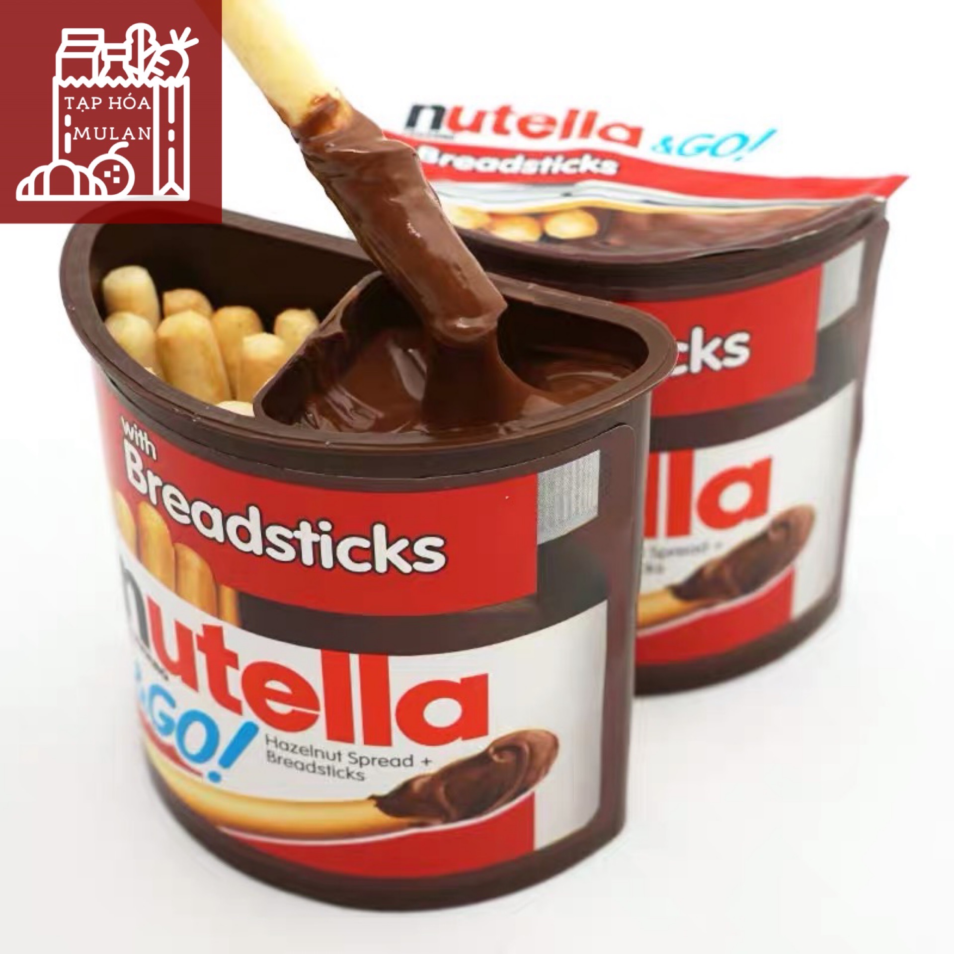 BÁNH QUE CHẤM SICULA NUTELLA - 1 thùng 16 hộp