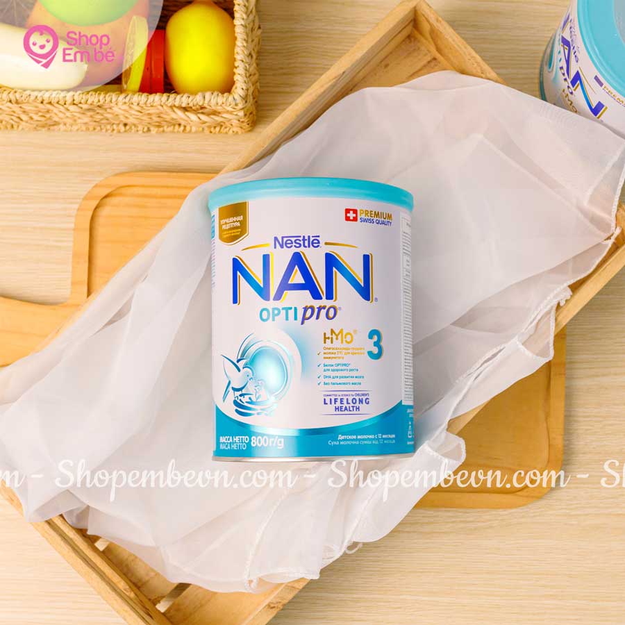 [MẪU MỚI] Sữa Bột NAN Nga Số 1,2,3,4 Hộp 800g