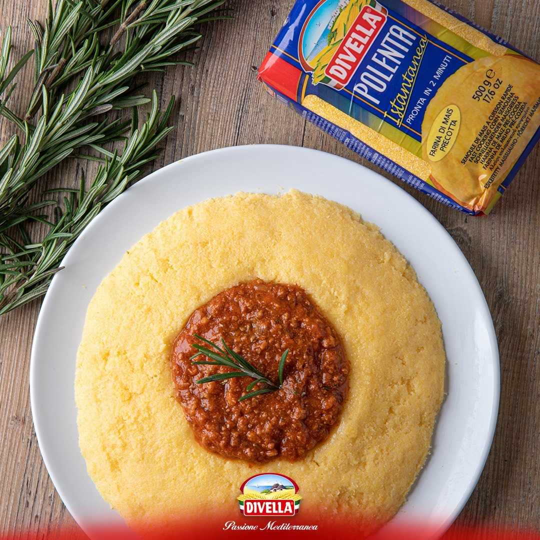 Bột Ngô Polenta DIVELLA gói 500g [Bột Bắp Polenta Chính Hãng]