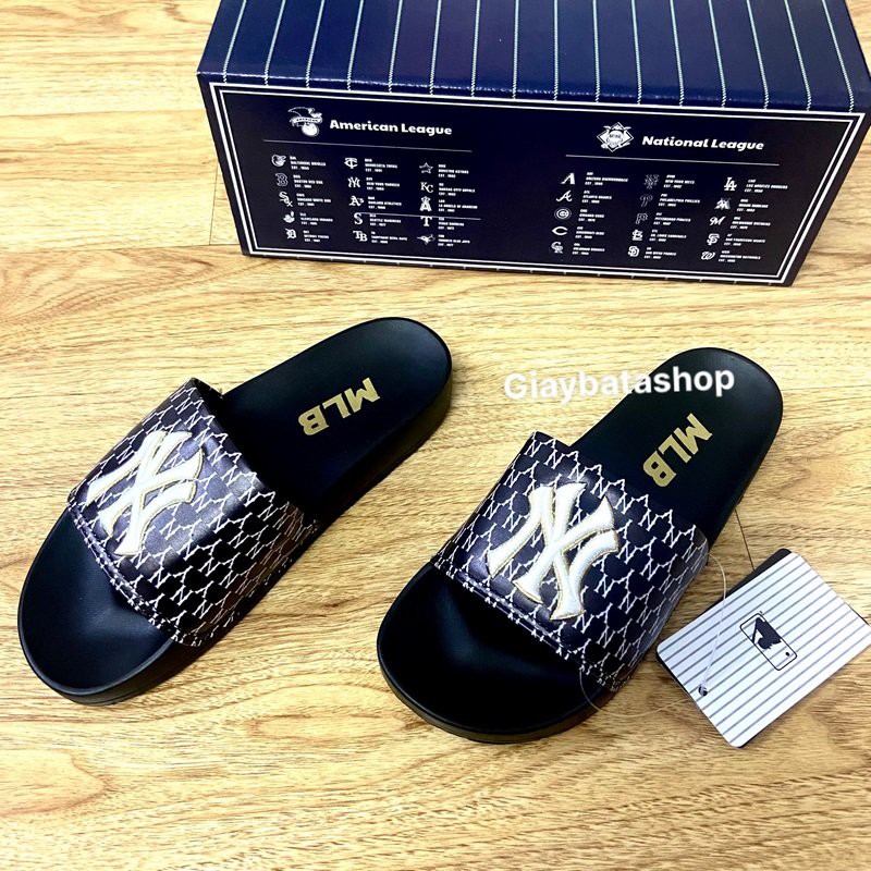 Dép 🅜🅛🅑 quai ngang nam nữ nhiều màu (tặng box)