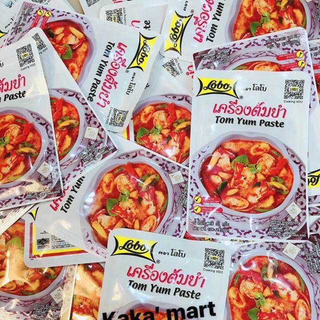 Gia vị lẩu thái tom yum paste 24k/ gói 30gr