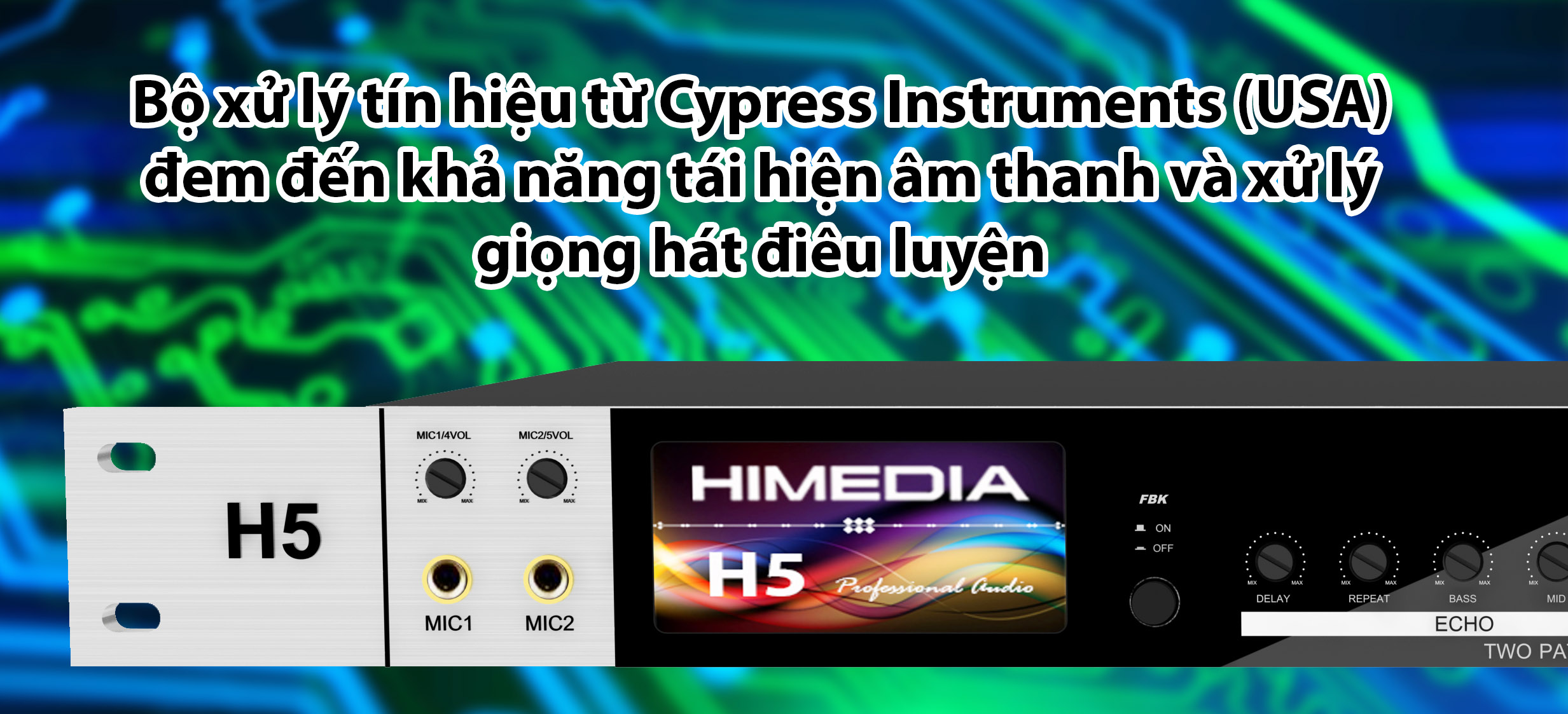 Vang cơ Karaoke chính hãng Himedia H5