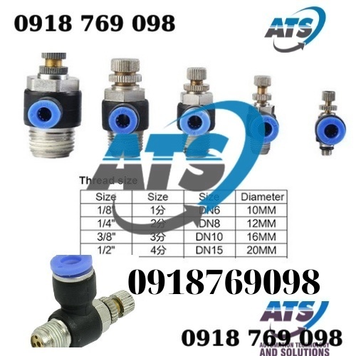 Van tiết lưu điều chỉnh khí nén