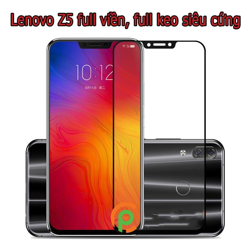 Kính Lenovo Z5 2018 full màn siêu cứng