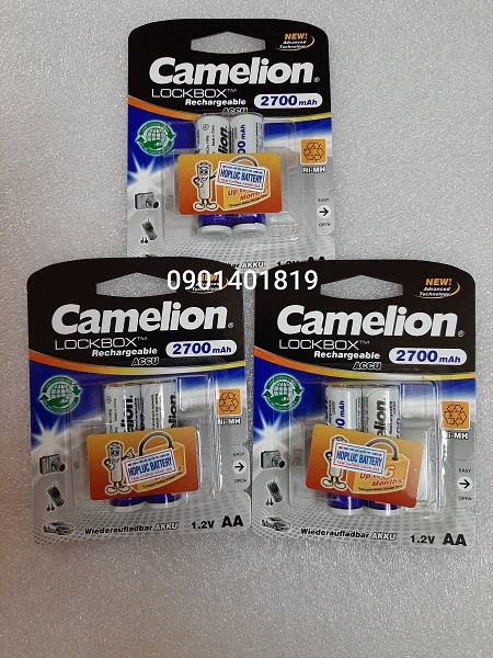 Pin Sạc Camelion AA ( hàng chính hãng 100%)