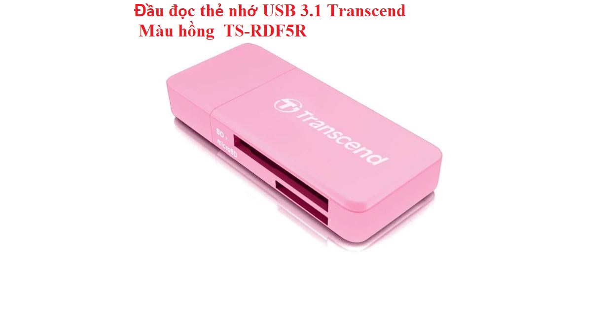 Đầu đọc thẻ nhớ USB 3.1 Transcend RDF5 Chính Hãng