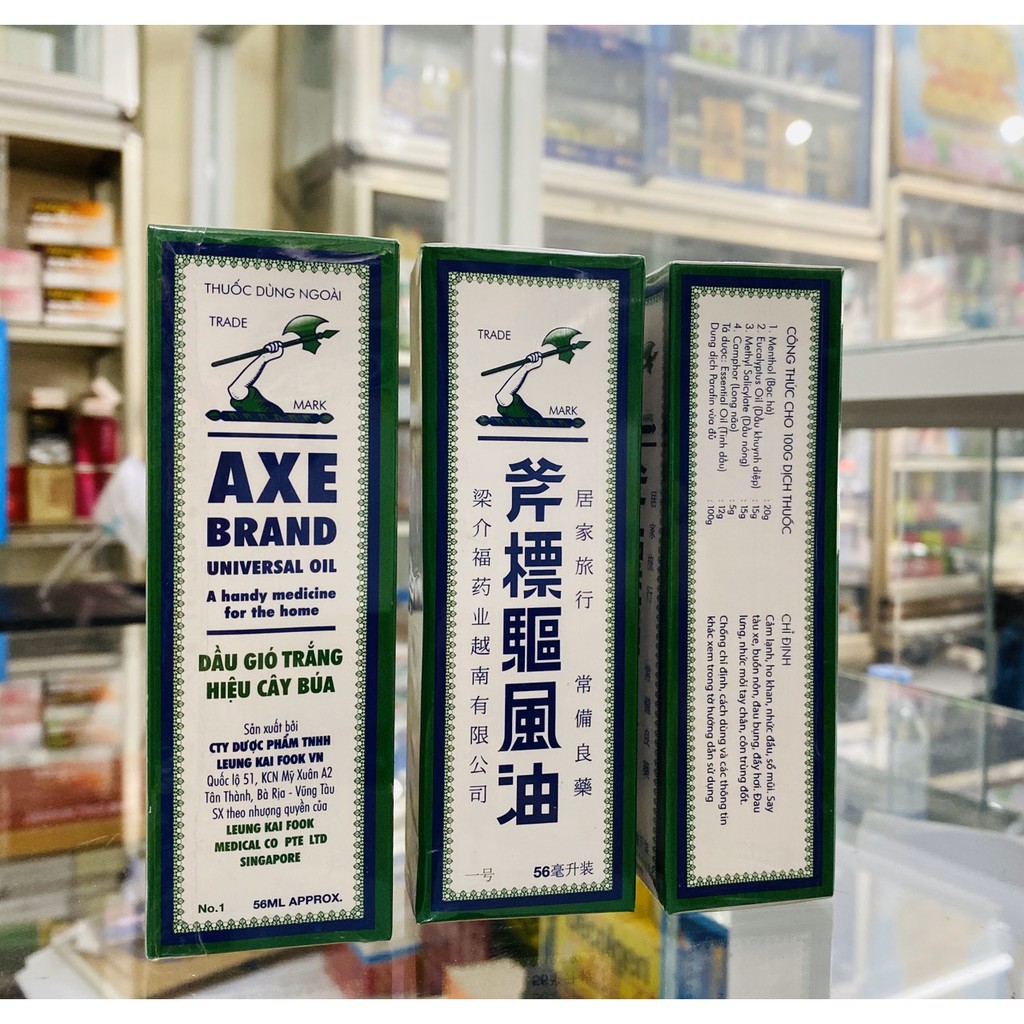 DẦU TRẮNG CÂY BÚA AXE BRAND CHAI 5ML