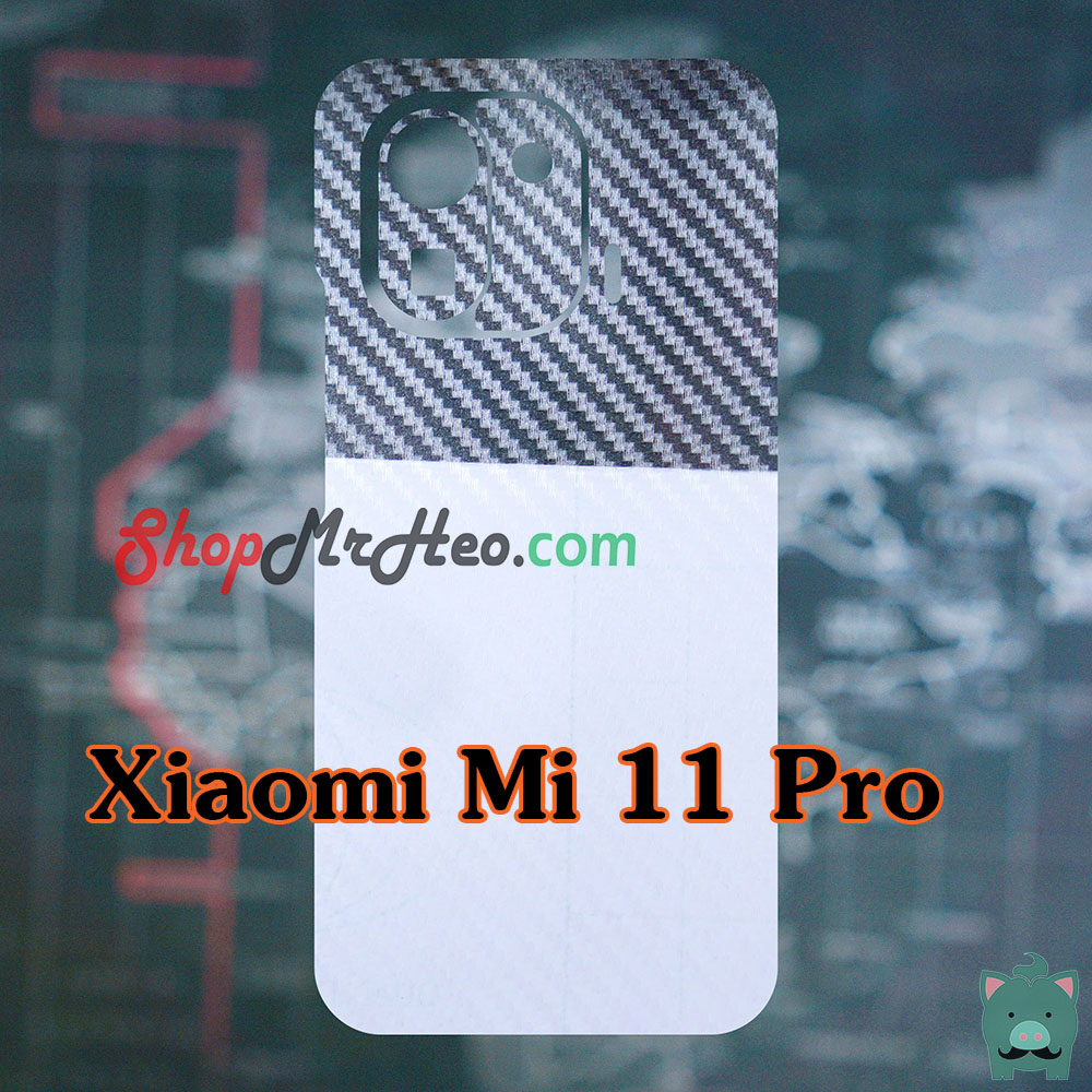 Skin Dán Mặt Sau Lưng Vân 3D Xiaomi Mi 11 - Mi 11 Lite - Mi 11 Pro - Mi 11 Ultra (Da, Carbon, Hộp, Nhám)