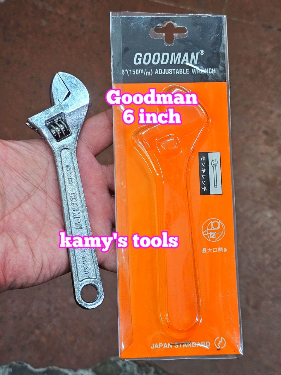 Mỏ lết 6 inch 8 inch 10 inch 12 inch goodman taiwan