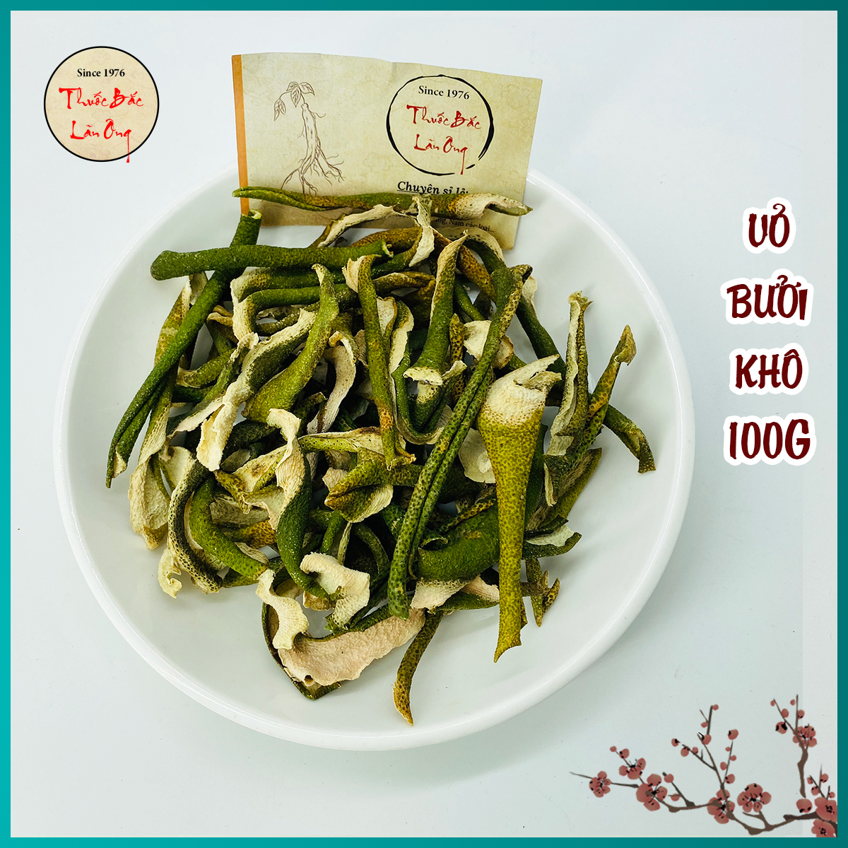 100g Vỏ Bưởi Khô Hàng Loại 1