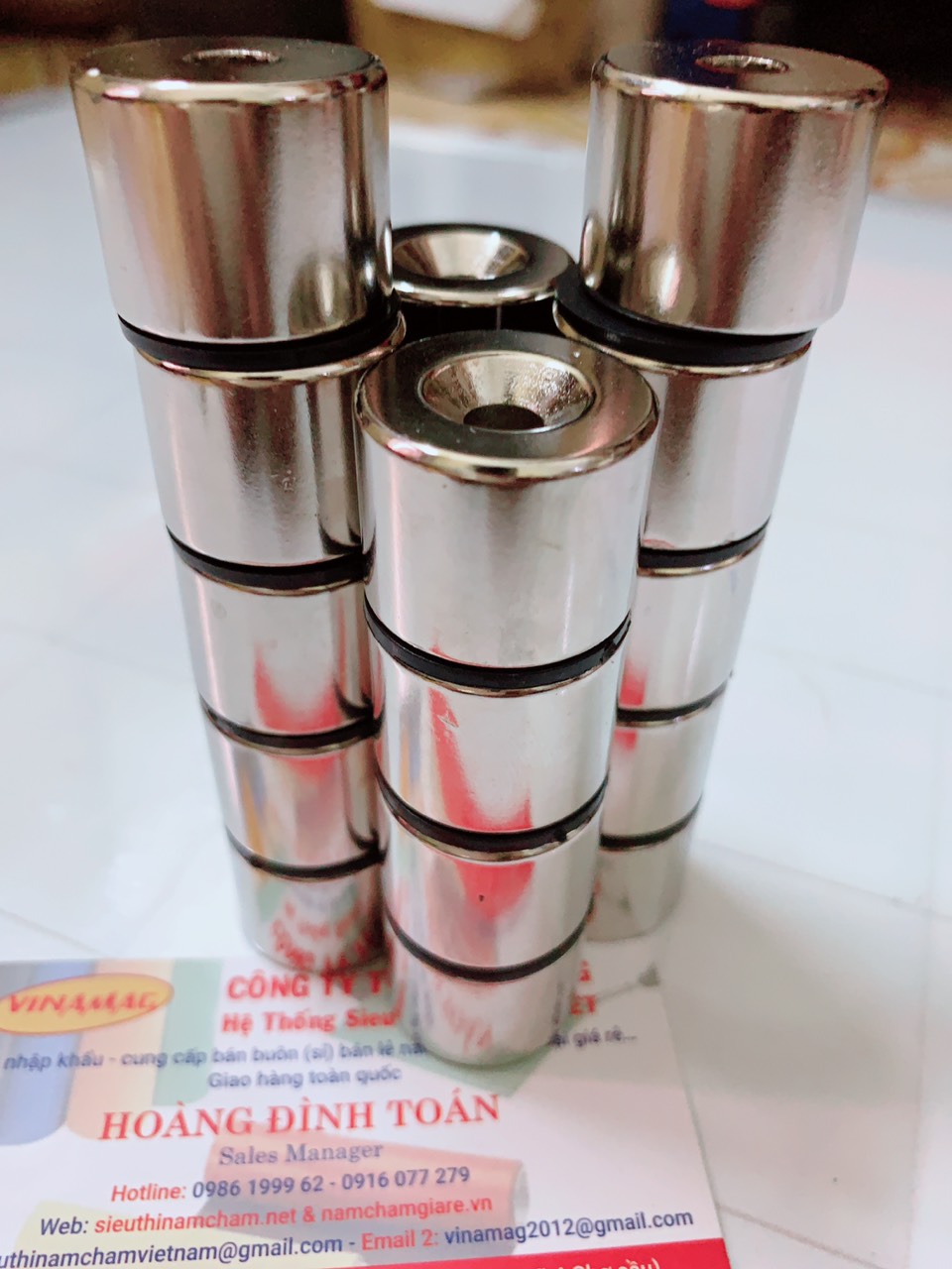 Nam châm viên 25x20 lỗ