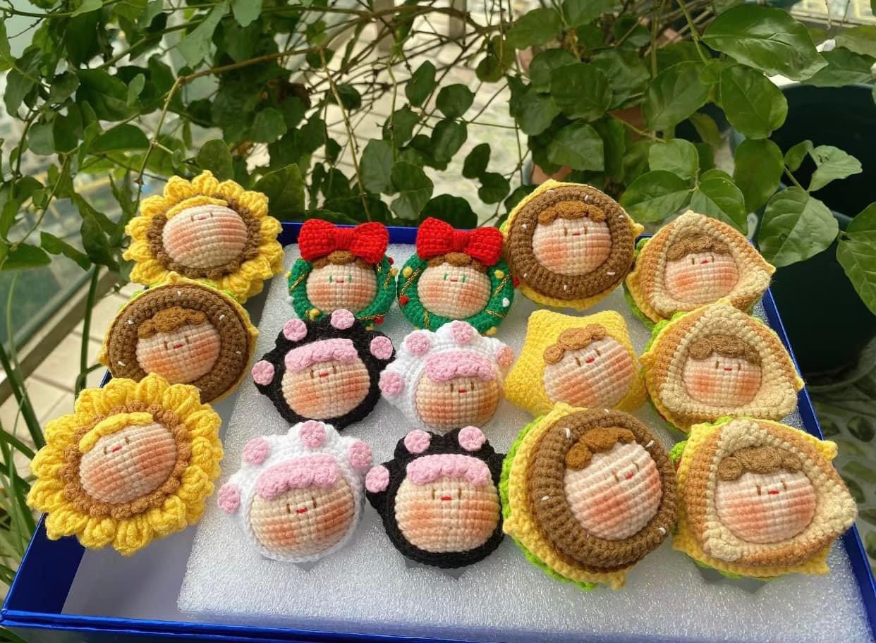 Móc khoá len mochi các loại (handmade100%)