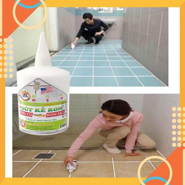 Sơn kẻ ron gạch, keo chít mạch