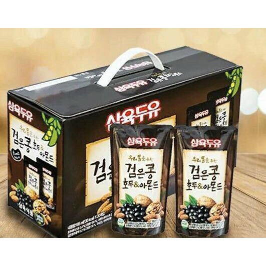 [HCM]Sữa Hạnh Nhân Óc Chó Hàn Quốc 20 bịch x 195ml