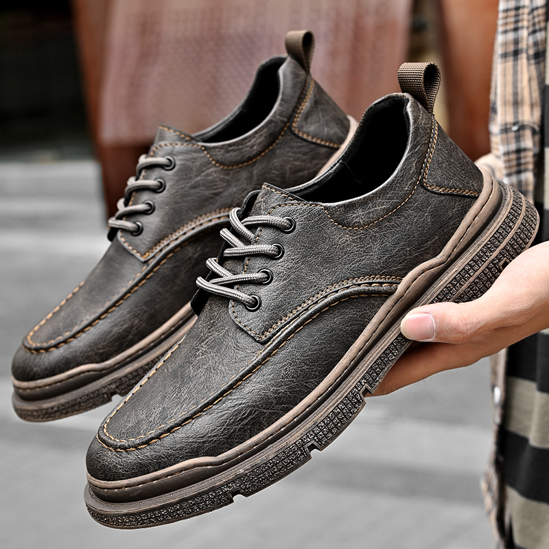 Giày Tây Da Lộn Nam Clarks_ - Durston Lace