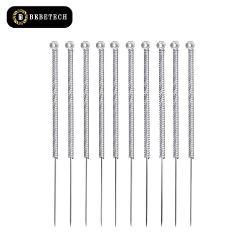 Hộp 100 KIM ĐỐT bé, kim châm cứu, đốt nốt ruồi (Hộp 10 vỉ)