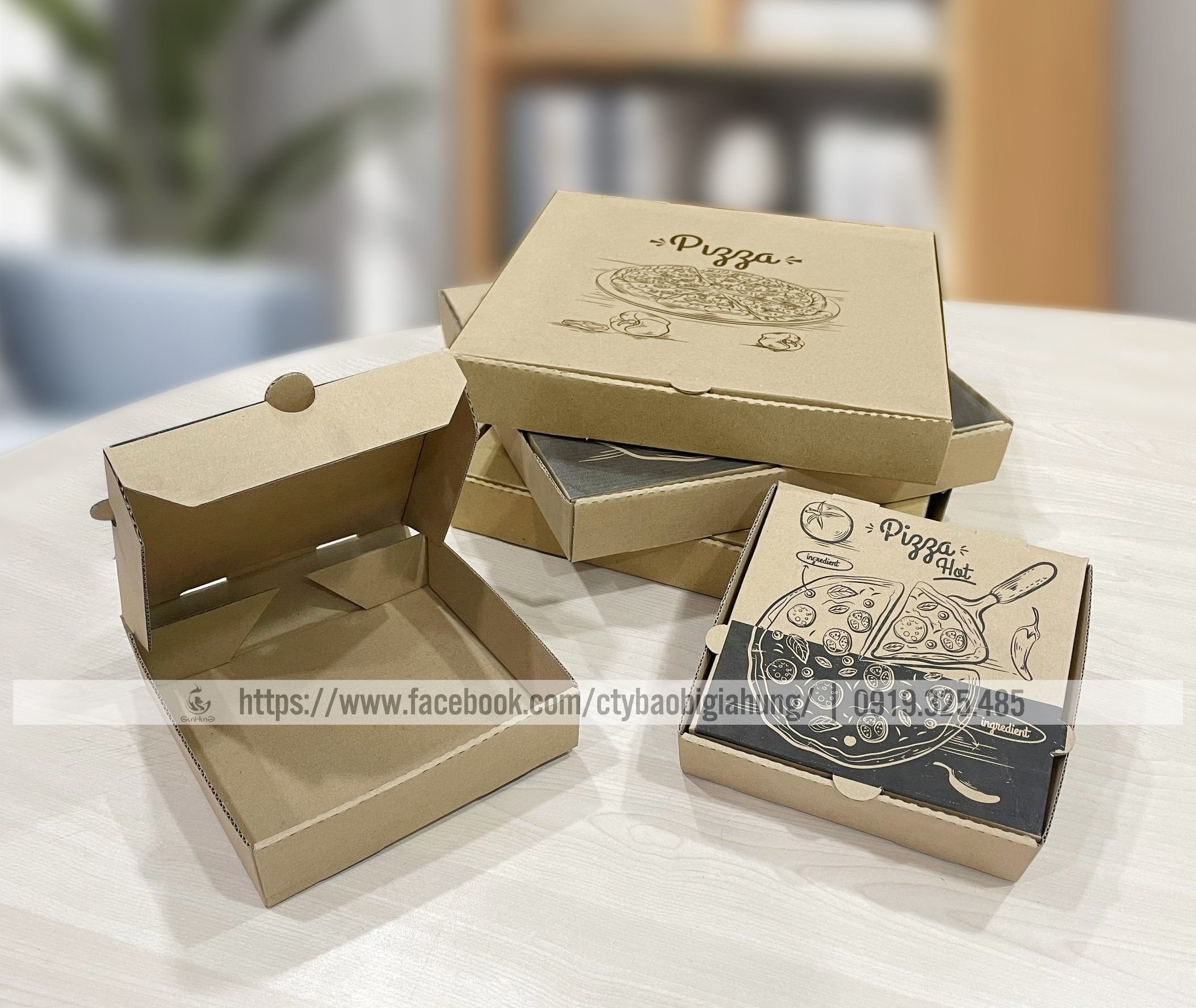 Combo 50 Hộp Pizza (28x28x4cm)