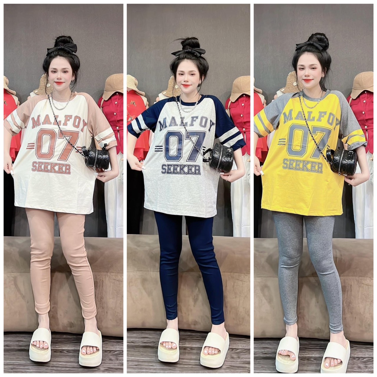 Đồ bộ bigsize, SET BỘ DÀI THUN TĂM BIGSIZE IN 07