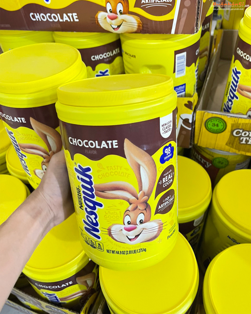 Bột ca cao Nesquik 1.275kg (Mẫu Mới)