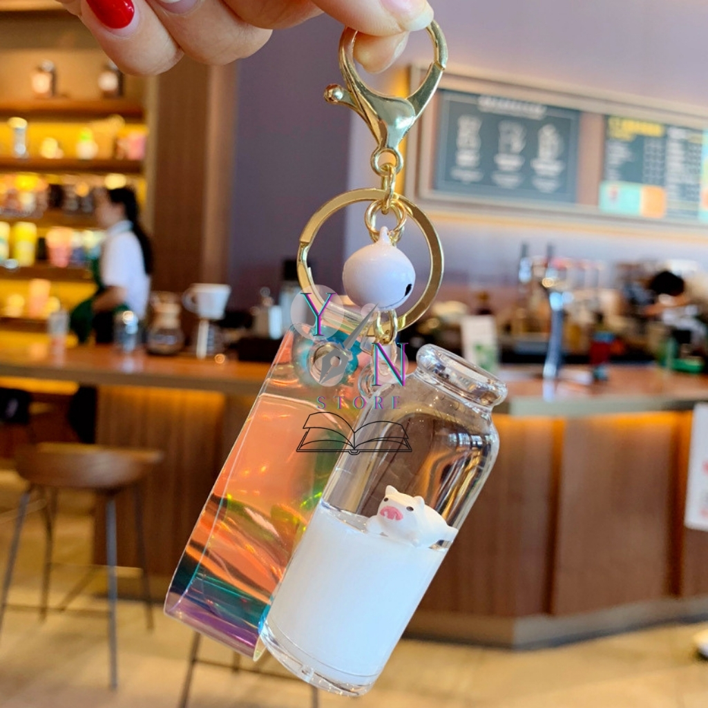 Móc Khóa Bình Sữa Siêu Cute