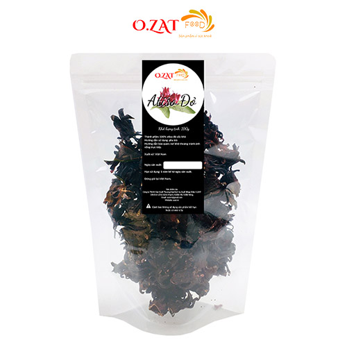 Hoa atiso đỏ sấy khô O.ZAT Food 100g - mát gan giải nhiệt dưỡng tâm an thần