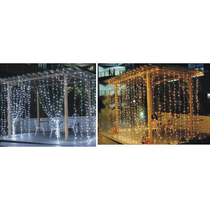 Đèn nháy thả mành 5m, 10 sợi