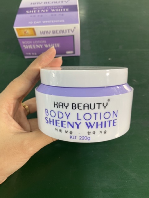 Body Lotion Sheeny White kem dưỡng trắng cấp ẩm - Kay Beauty
