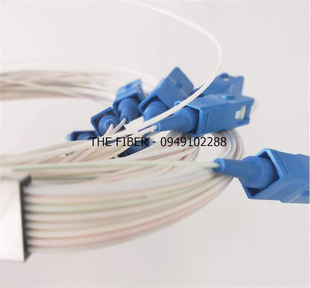 Bộ chia quang PLC 1x8 SC-UPC phi 0.9mm dài 1M