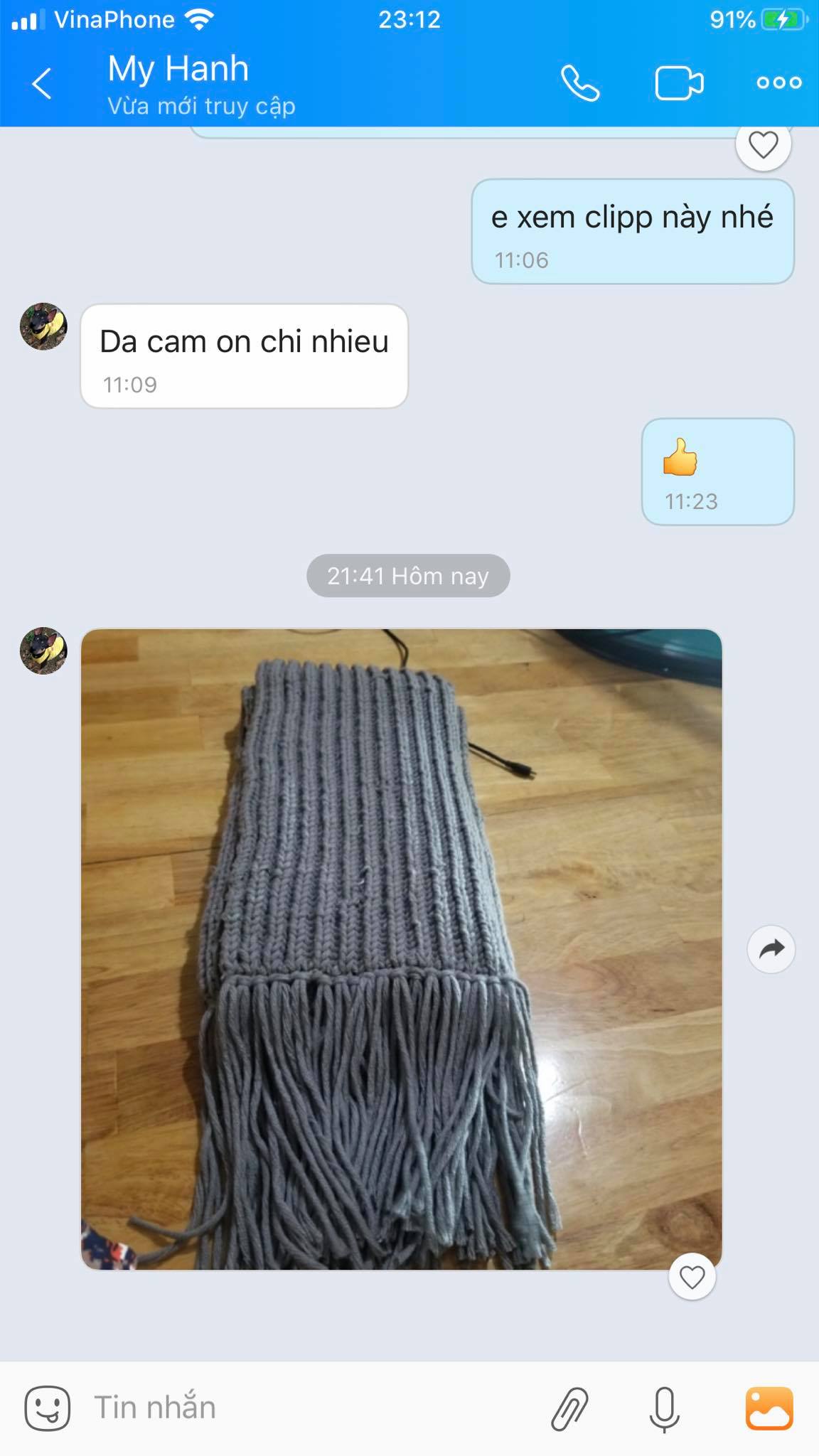 Combo len và dụng cụ móc khăn