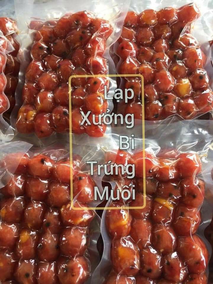 Lạp xưởng tươi trứng muối