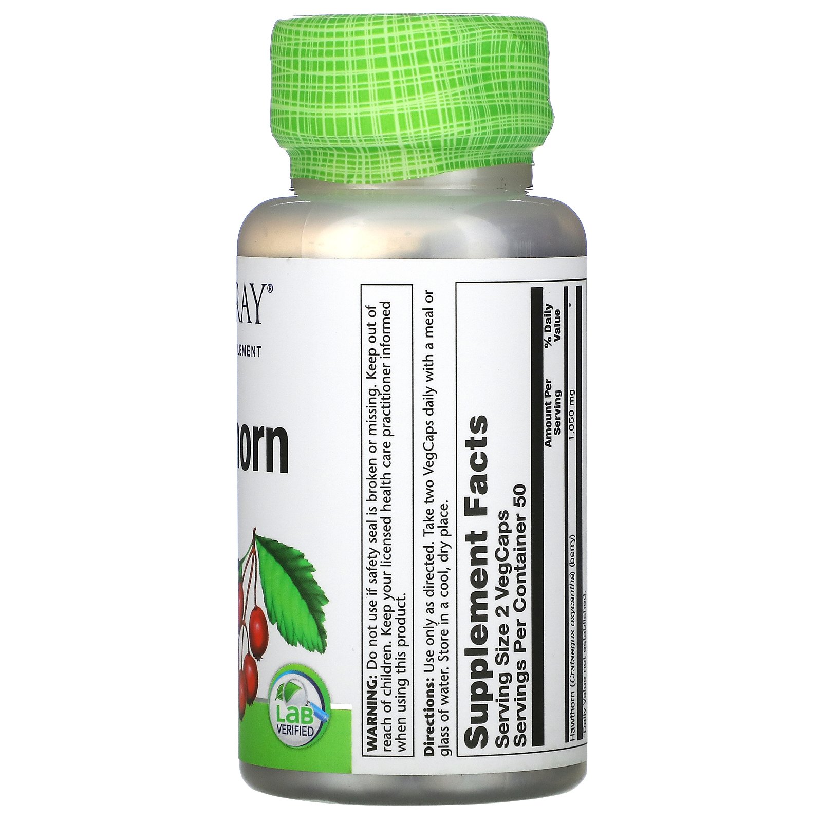 [Sale] Hawthorn, 525 mg, 100 VegCaps