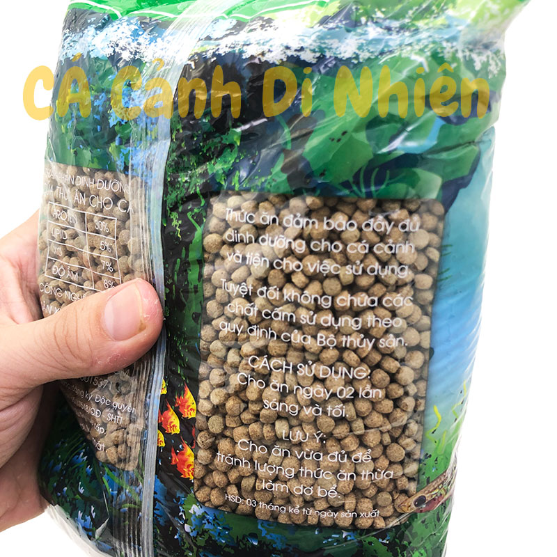 Thức ăn cho cá cảnh ShangHai hạt TRUNG 500g