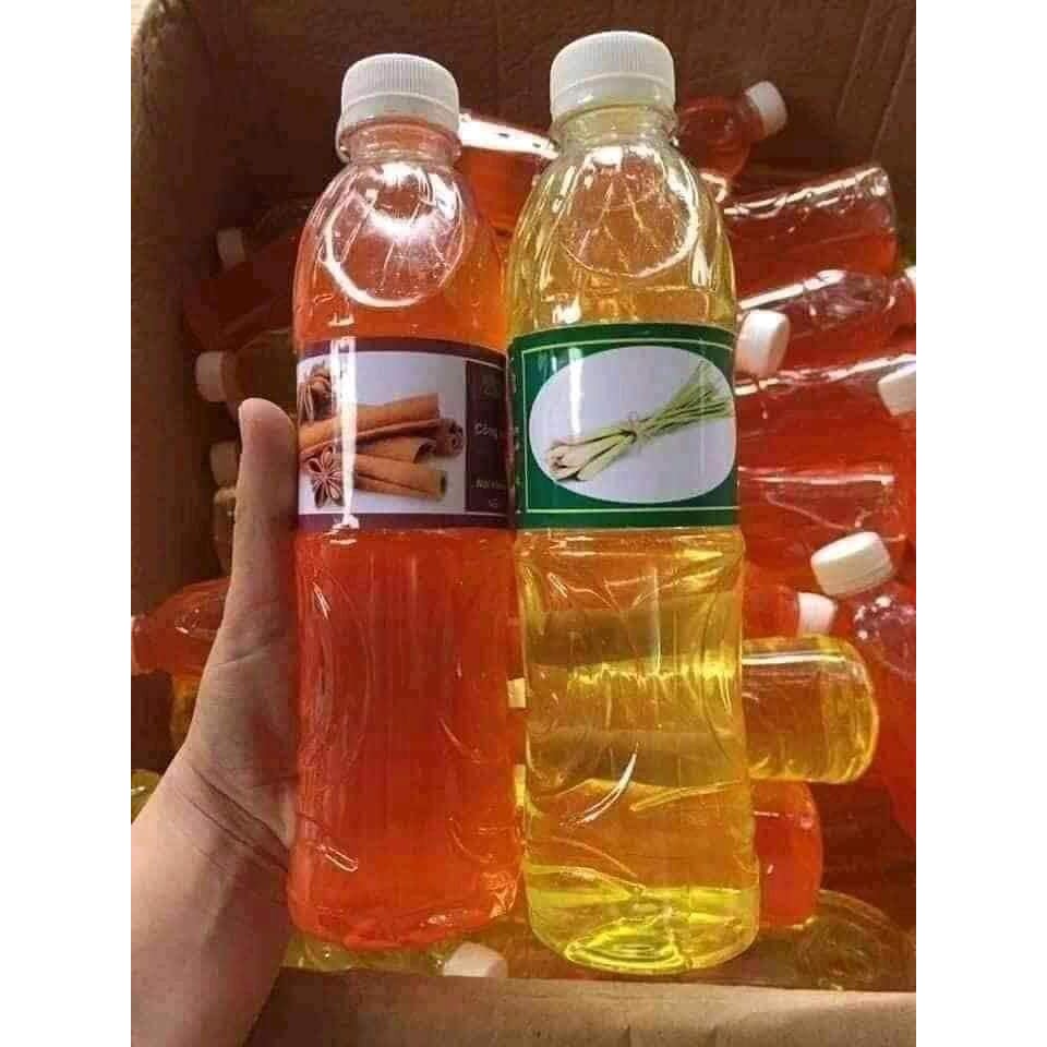 Tinh dầu sả chanh - Tinh dầu quế nguyên chất chống muỗi hiệu quả - chai 500ml