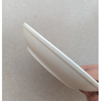 Bộ 6 đĩa sứ cao cấp trắng tinh, dày dặn kích thước 18cm