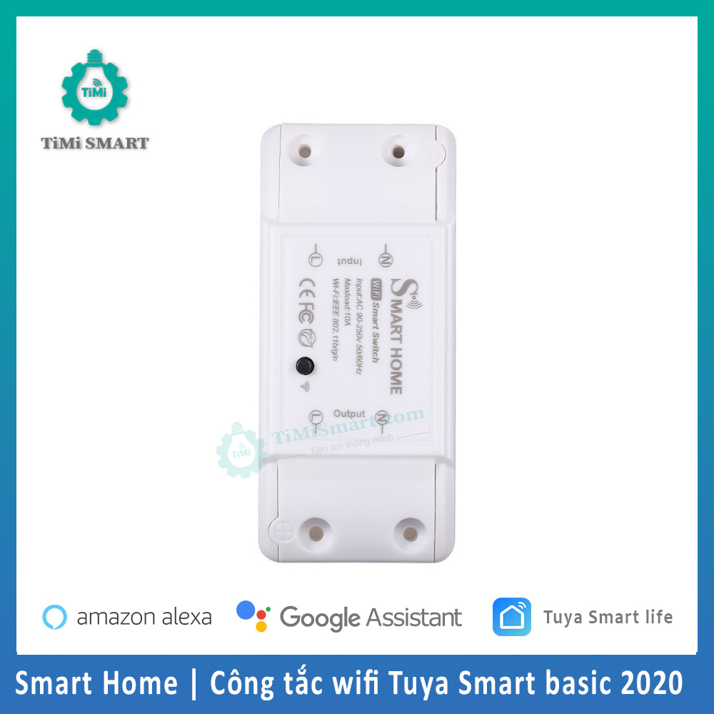 Công Tắc Wifi Điều Khiển Từ Xa Tuya Smart Basic