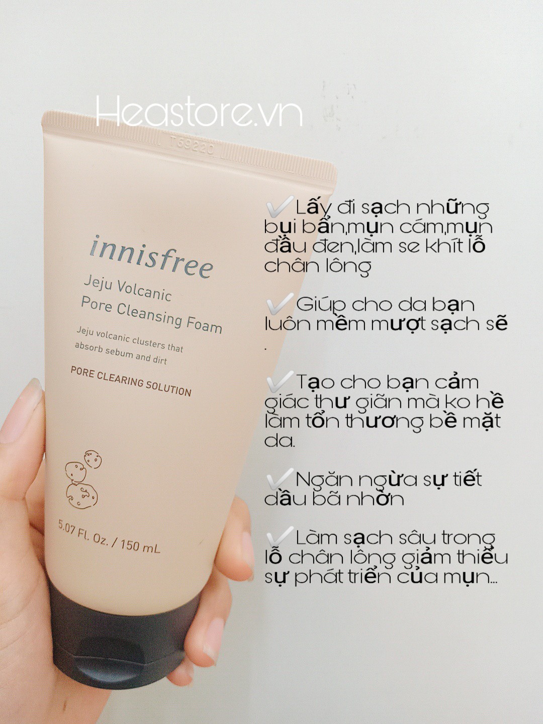 Sữa Rửa Mặt Tro Núi Lửa Innisfree