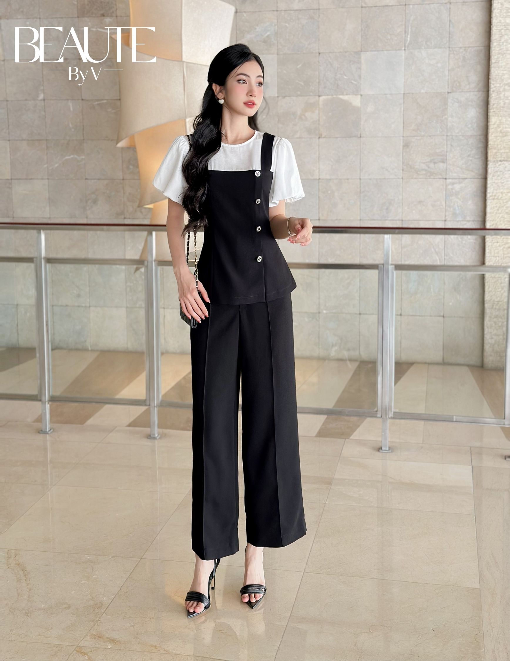 BEAUTEBYV - Quần dáng suông chạy mí Hannah