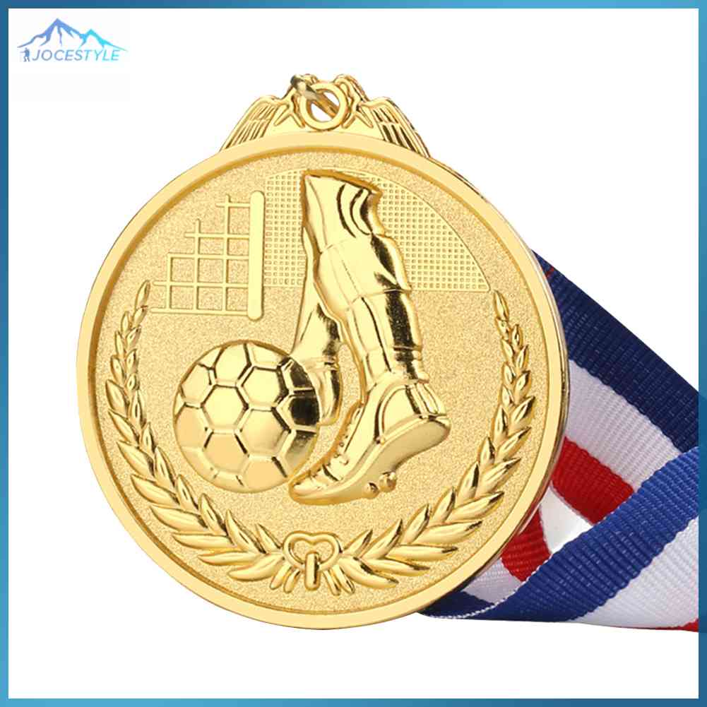 School Football Prizes Gold Silver Bronze Medals Trophy Commemorative Medal