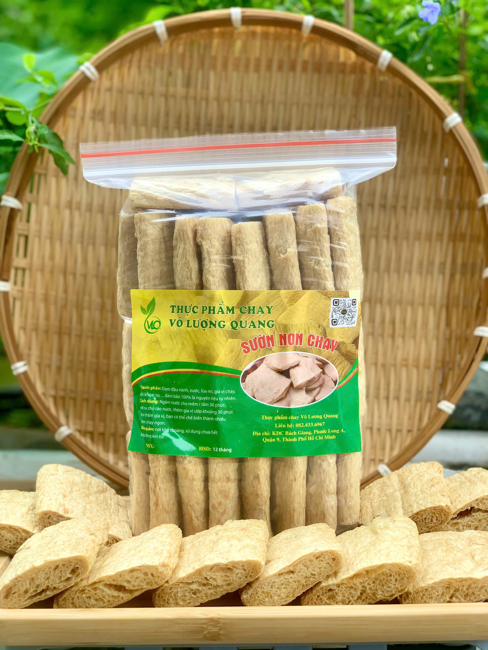 Sườn non chay(loại dày) 100g/ Vô Lượng Quang cao cấp
