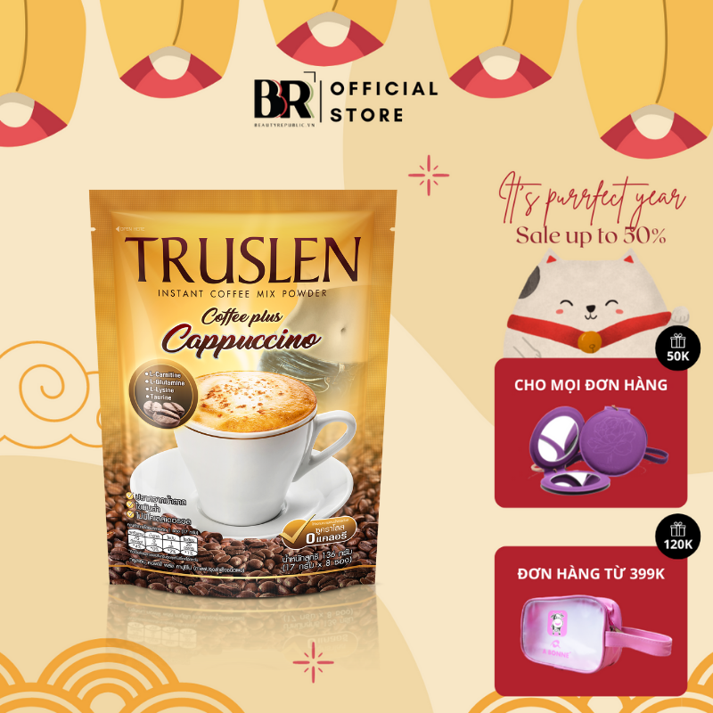 Cà Phê Hòa Tan Coffee Plus Cappuccino Truslen 17g